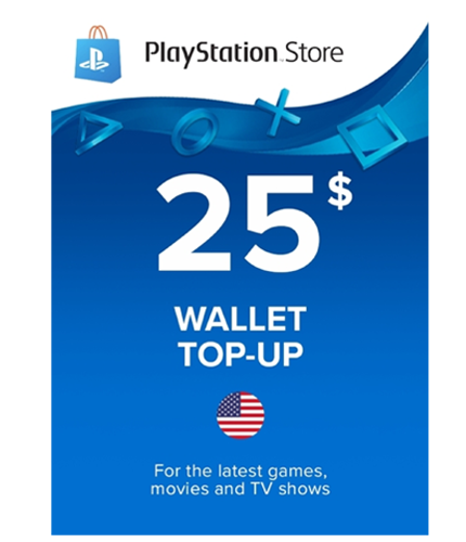 PlayStation Network Card 25 USD