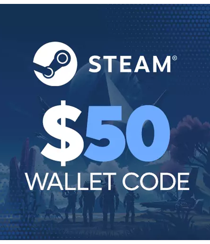 Steam Wallet Code USD 50