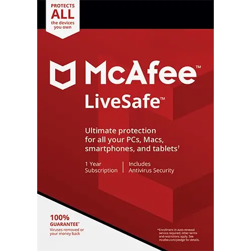 McAfee LiveSafe 2018