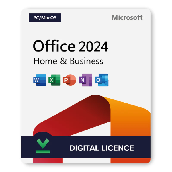 office 2024 home business retail bind key 1 pc mac