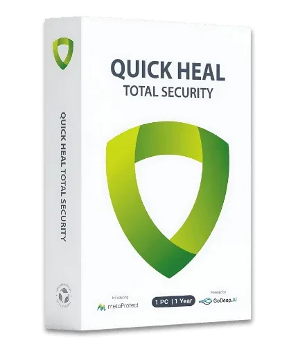 Quick Heal Total Security 1 User For 1 Years Update