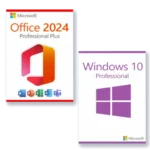 Microsoft Office 2024 Professional Plus + Microsoft Windows 10 Professional License